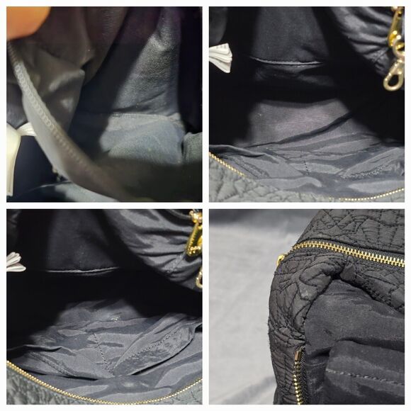 Petunia Pickle Bottom Convertible Backpack Tote Diaper Bag Black Floral Quilted - Picture 8 of 16